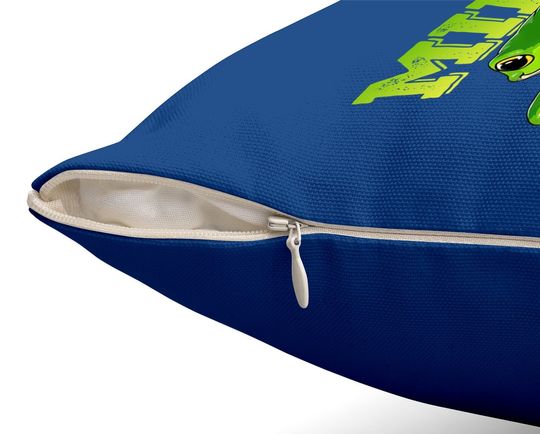 Milf Man I Love Frogs Throw Pillow