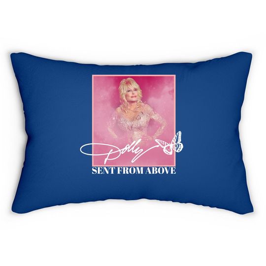 Dolly Parton Sent From Above Lumbar Pillow