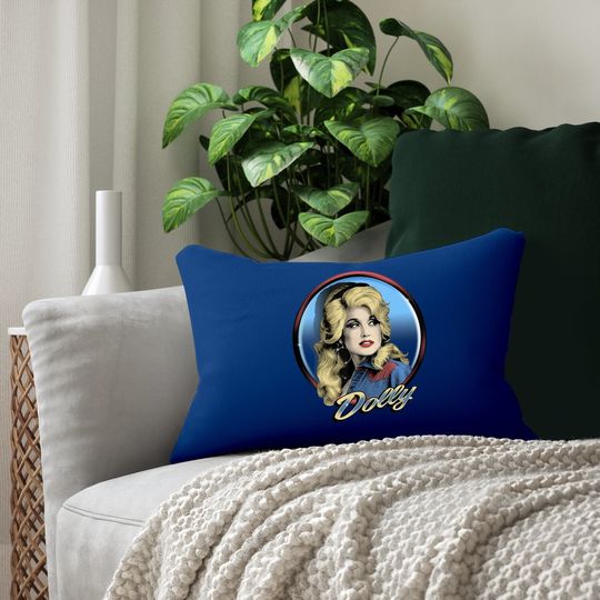 Dolly Parton Western Lumbar Pillow