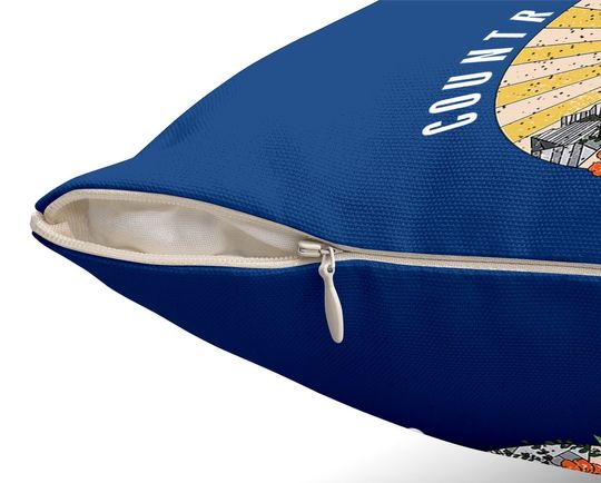 Country Roads Take Me Home Throw Pillow