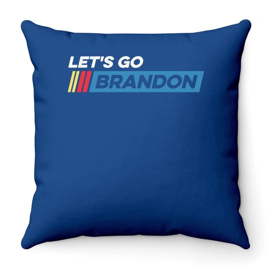 Let’s Go Brandon Joe Biden Chant Fake News Strikes Again Throw Pillow