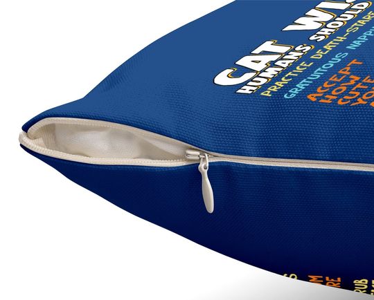 Cat Wisdom Human Should Learn From Throw Pillow