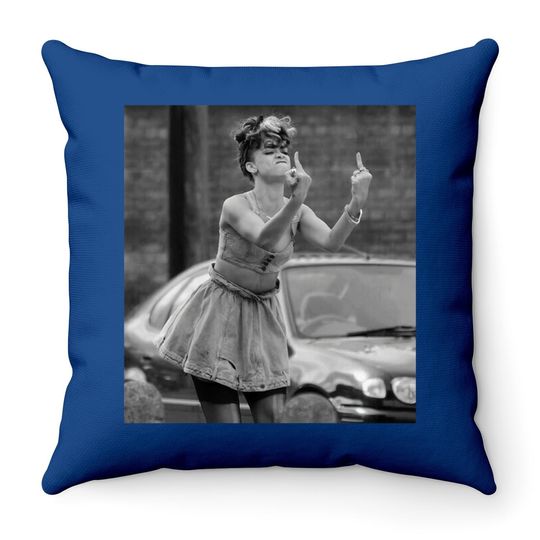 Rihanna Attitude Boss Babe Throw Pillow