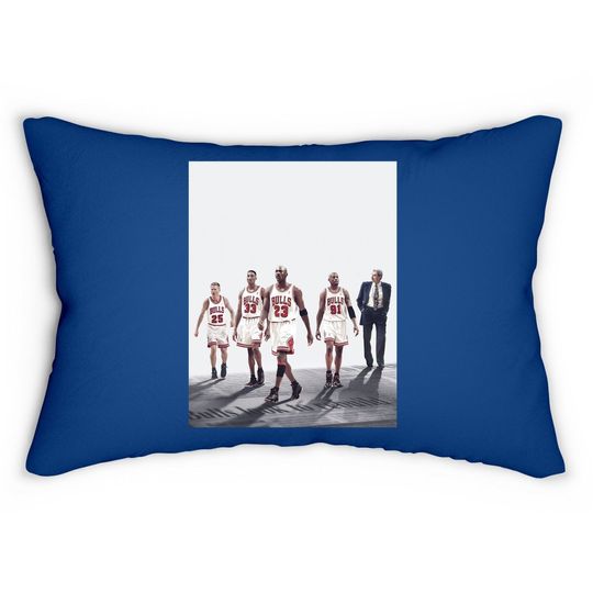The Last Dance Lumbar Pillow Michael Jordan Scottie Pippen Dennis Rodman Lumbar Pillow
