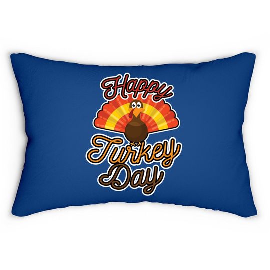 Happy Turkey Day Lumbar Pillow