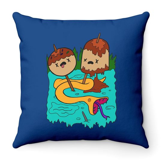 Princess Bubblegum Rock Throw Pillow