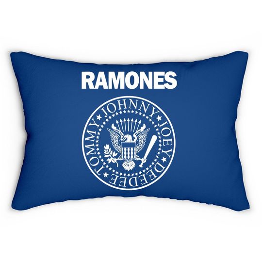 The Ramone Crewneck Graphic Lumbar Pillow