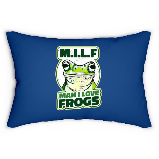 M.i.l.f - Man I Love Frogs Lumbar Pillow