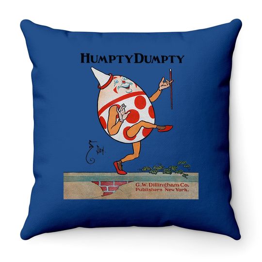 Humpty Dumpty The Great Fall Throw Pillow