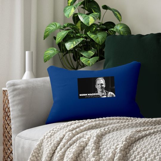 Rip Norm Macdonald 1959-2021 Lumbar Pillow