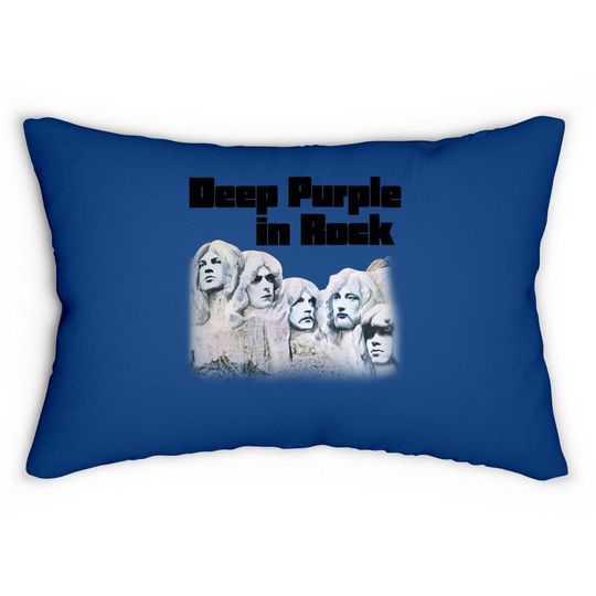 Deep Purple In Rock Lumbar Pillow