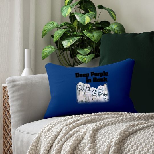 Deep Purple In Rock Lumbar Pillow