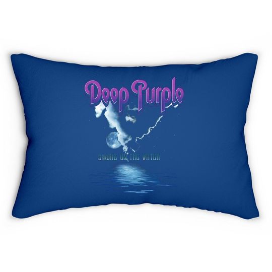 Deep Purple Smoke On The Water Lumbar Pillow