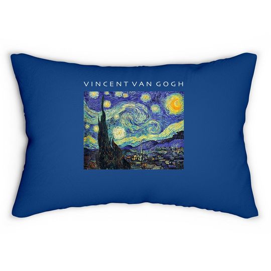 Vincent Van Gogh Starry Night Lumbar Pillow