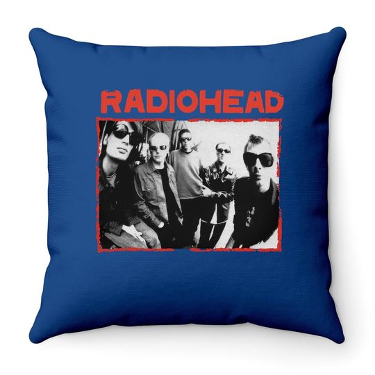 Radiohead Vintage Throw Pillow