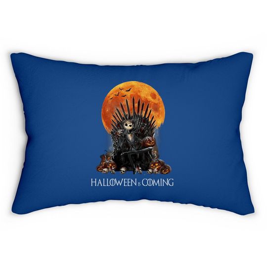 Halloween Is Coming Lumbar Pillow Jack Skellington Skull Lovers Lumbar Pillow