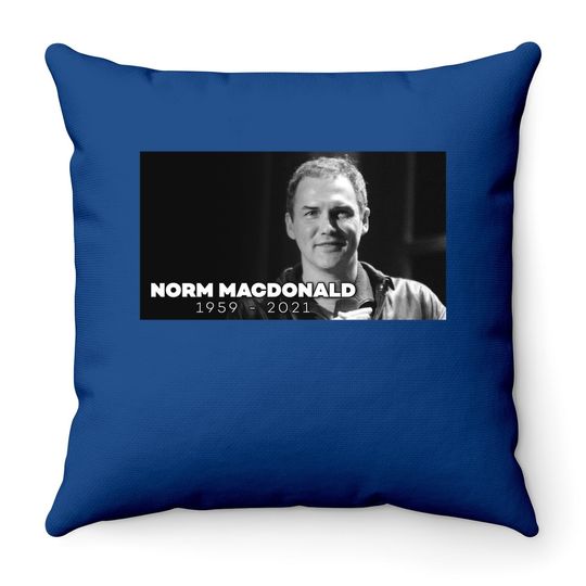 Rip Norm Macdonald 1959-2021 Throw Pillow