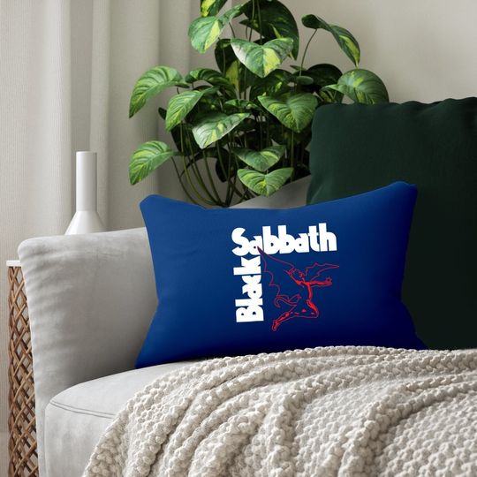 Black Sabbath  Creature Lumbar Pillow