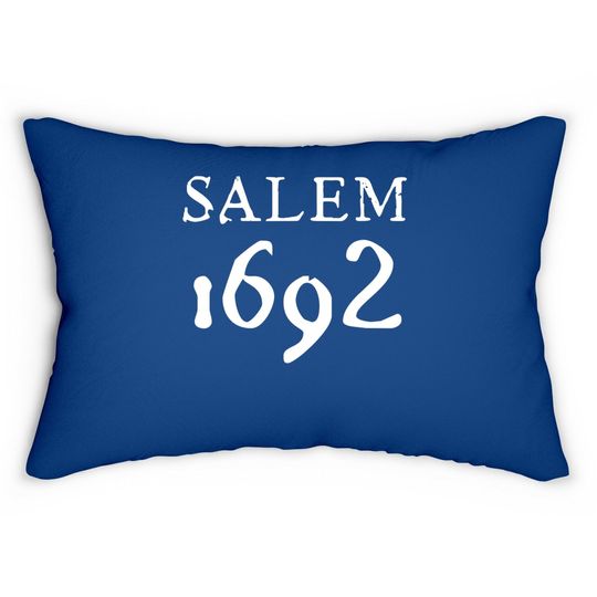 Salem 1692 Witch Halloween Wicca Occult Witchcraft History Lumbar Pillow