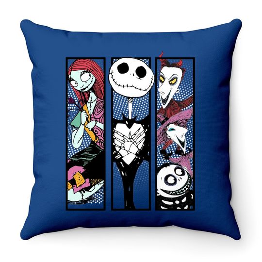 Nightmare Before Christmas Throw Pillow