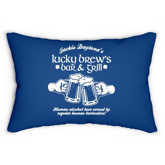 Lucky Brew's Bar Grill Jackie Daytona Lumbar Pillow