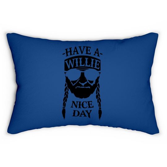 Have A Willie Nice Day Lumbar Pillow