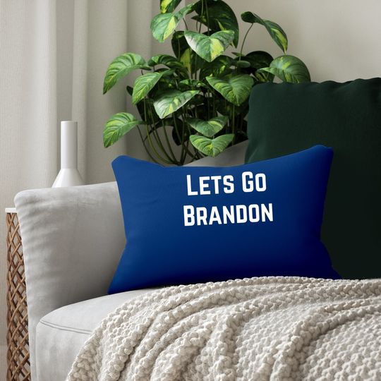 Lets Go Brandon Lumbar Pillow
