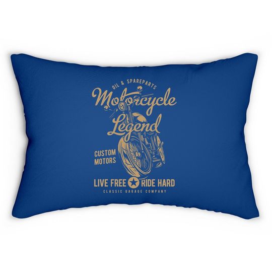 Motorcycle Legend Lumbar Pillow