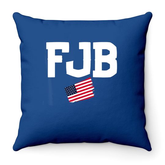 Fjb Joe Biden Pro America Throw Pillow