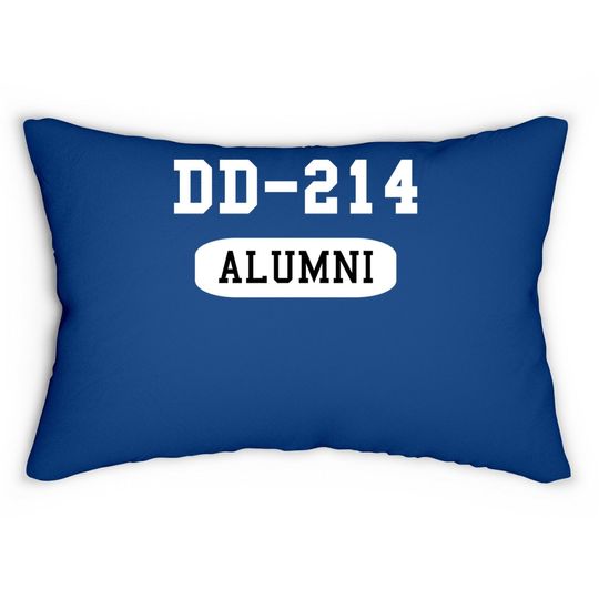 Military Veteran Dd-214 Alumni Lumbar Pillow