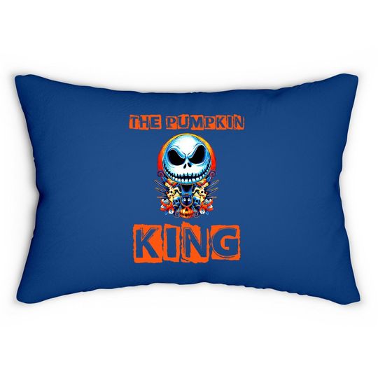Jack Skellington The Pumpkin King Halloween Lumbar Pillow