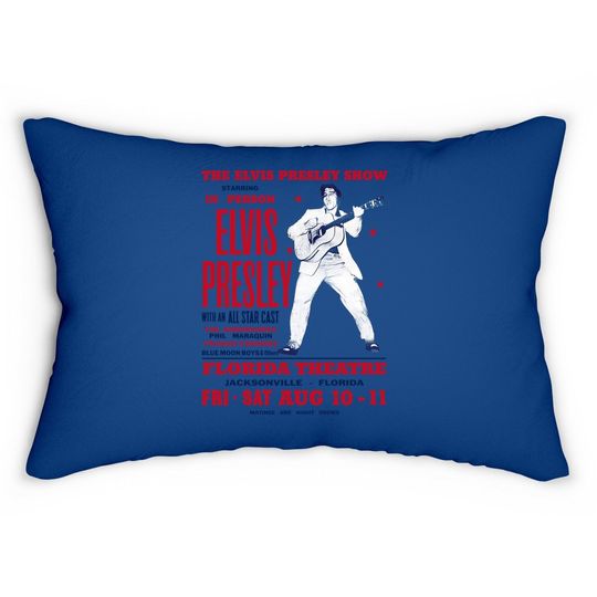 The Elvis Presley Show Lumbar Pillow