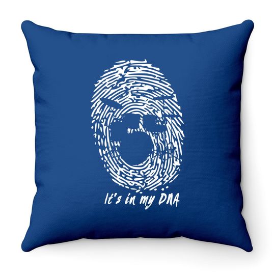 Drums It's in my DNA Throw Pillows