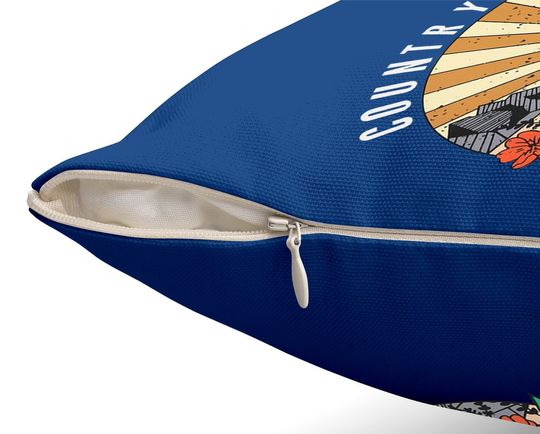 Country Roads Take Me Home Throw Pillow