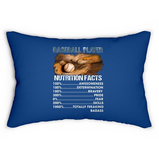 Baseball Player Lumbar Pillow