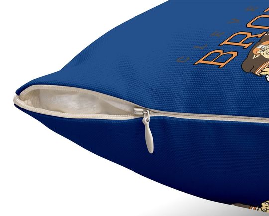 Dawg Pound Retro Cleveland Browns Throw Pillow