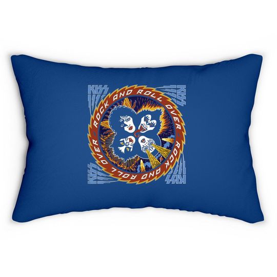 Kiss Rock Band Lumbar Pillow