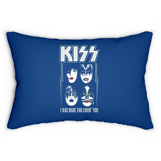 Kiss Rock Band Lumbar Pillow