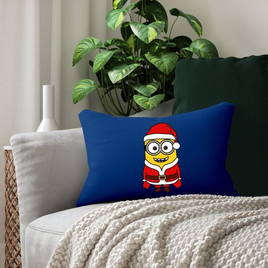 Santa Minion Classic Lumbar Pillow