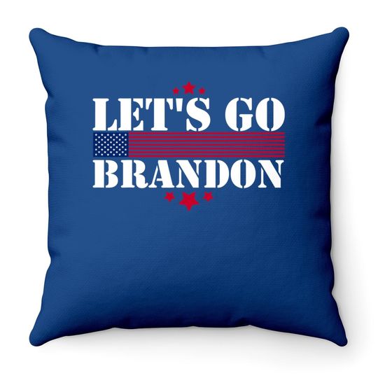 Discover Let's Go Brandon Throw Pillow