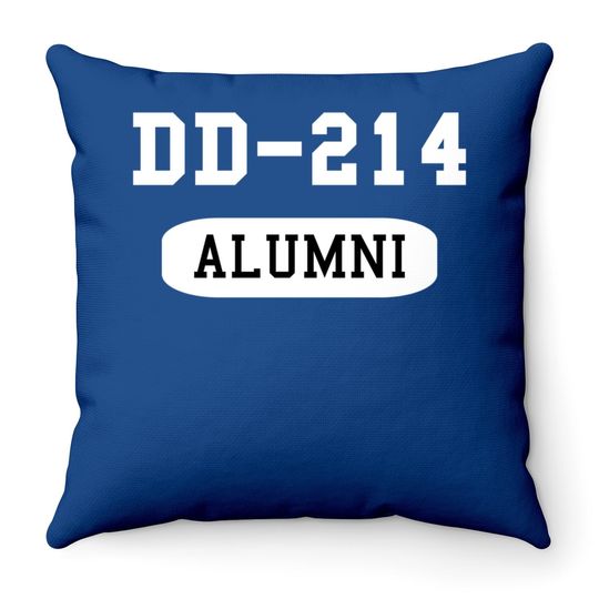 Military Veteran Dd-214 Alumni Throw Pillow