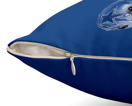 Dallas Cowboys Drip Helmet Throw Pillow
