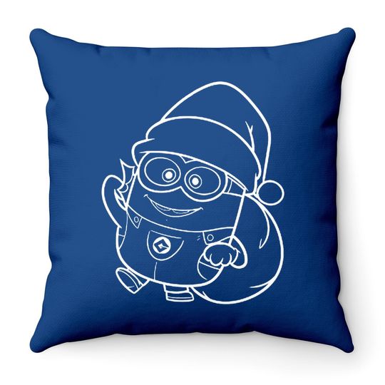 Minion Classic Santa Throw Pillow