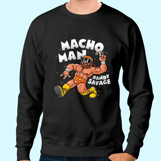 Macho Man Randy Savage Bill Main Graphic Sweatshirt