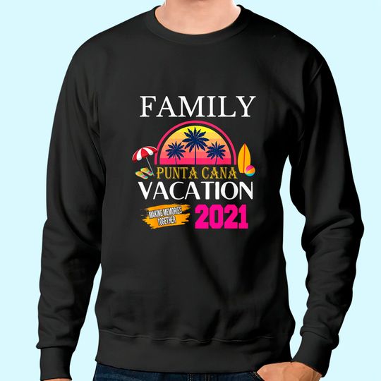 Punta Cana Family Vacation Matching Dominican Republic Sweatshirt