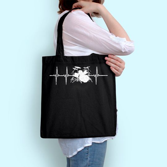 Men's Classic Tote Bag Drummer Heartbeat