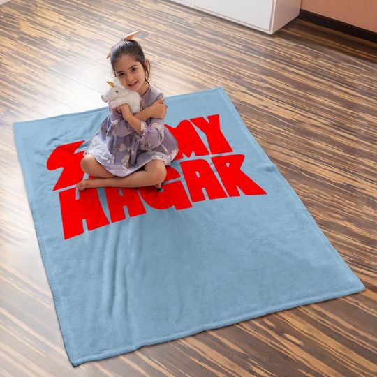 Katrina M Vaughn Samm Short Sleeve Baby Blanket,sammy Hagar Logo,large