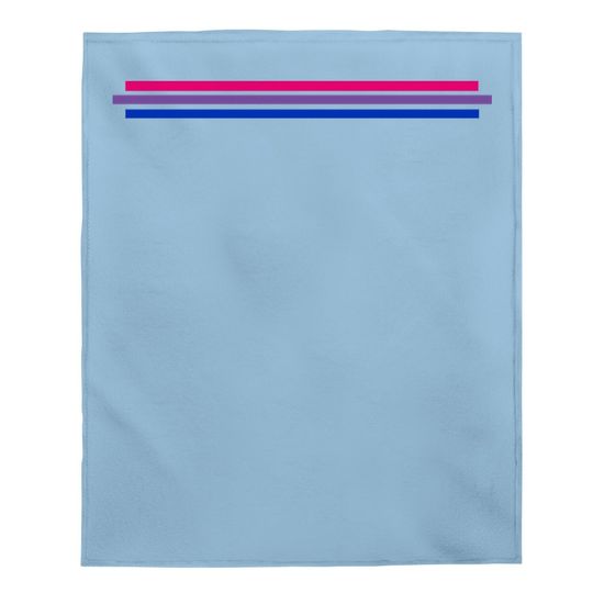 Bisexuality Flag Baby Blanket Lgbt Bi Pride Baby Blanket