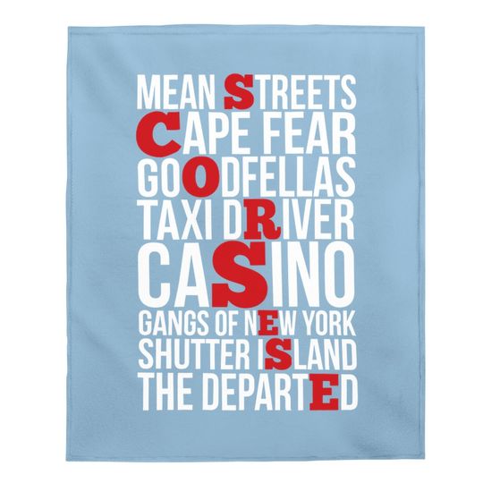 Goodfellas Martin Scorsese Baby Blanket