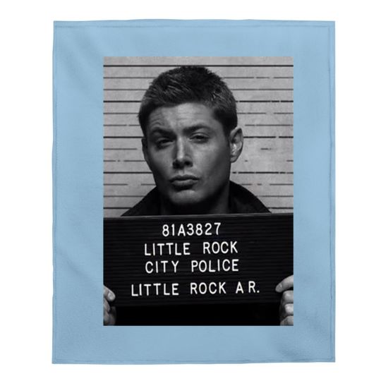 Dean Winchester Mugshot Baby Blanket
